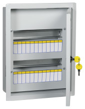 Щит распределительный IEK MKM14-V-24-30-T TITAN 3 ЩРв-24з-3 36 УХЛ3 встраиваемый 310мм 120мм 395мм 24мод. металл IP31 серый (упак.:1шт)