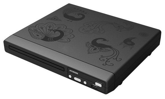 Плеер DVD Hyundai H-DVD120 черный ПДУ Плеер DVD Hyundai H-DVD120 черный ПДУ