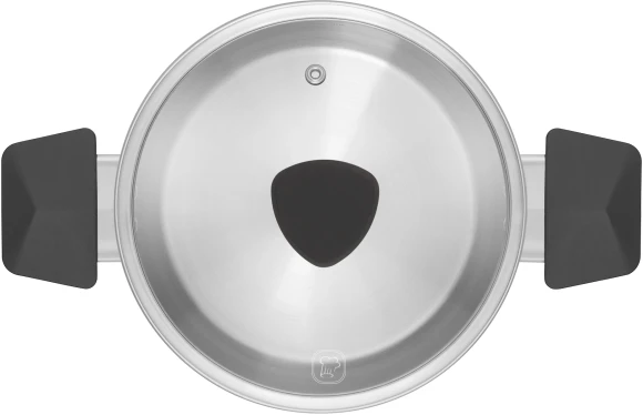 Кастрюля Rondell Strike RDS-1663 8л. d=26см (с крышкой) стальной