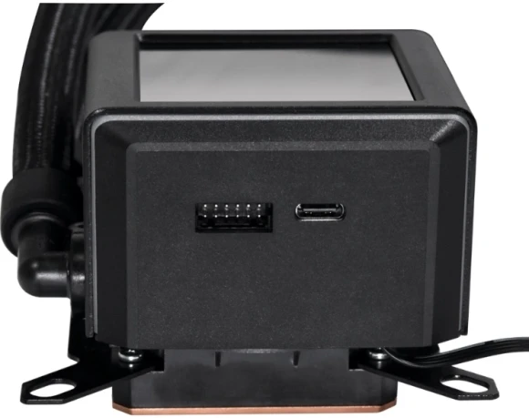 Система водяного охлаждения Lian-Li Galahad II LCD 360 ARGB Soc-AM5/AM4/1200/1700/1851 черный 4-pin 30dB Al+Cu LCD Ret (G89.GA2ALCD36B.00)