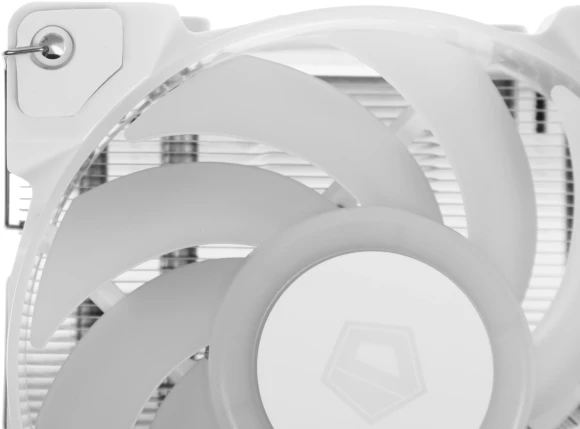 Устройство охлаждения(кулер) ID-Cooling SE-214-XT DF ARGB Soc-AM5/AM4/1200/1700/1851 белый 4-pin 31.5dB Al+Cu 180W 560gr Ret (SE-214-XT DF WHITE)