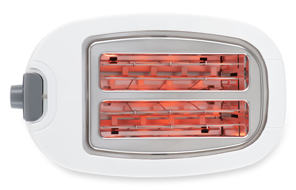 Тостер Hyundai HYT-2301 800Вт белый/серый Тостер Hyundai HYT-2301 800Вт белый/серый