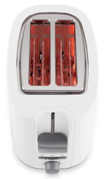 Тостер Hyundai HYT-2301 800Вт белый/серый Тостер Hyundai HYT-2301 800Вт белый/серый