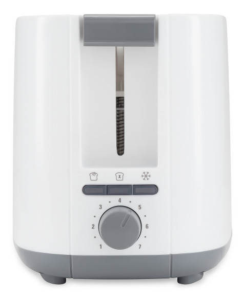 Тостер Hyundai HYT-2301 800Вт белый/серый Тостер Hyundai HYT-2301 800Вт белый/серый