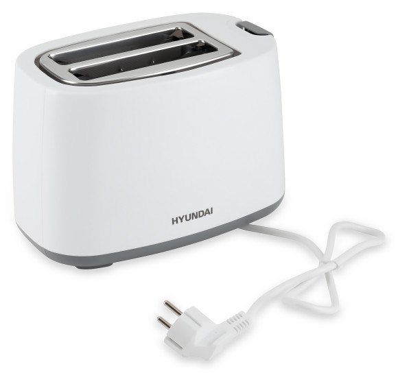 Тостер Hyundai HYT-2301 800Вт белый/серый Тостер Hyundai HYT-2301 800Вт белый/серый