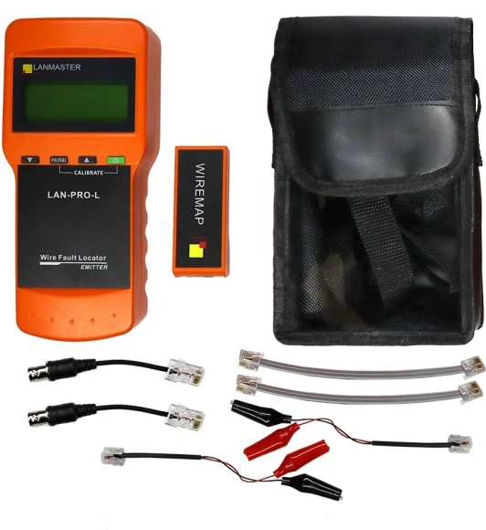 Тестер кабельный Lanmaster LAN-PRO-L оранжевый/черный Тестер кабельный Lanmaster LAN-PRO-L оранжевый/черный