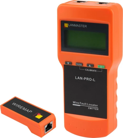 Тестер кабельный Lanmaster LAN-PRO-L оранжевый/черный Тестер кабельный Lanmaster LAN-PRO-L оранжевый/черный
