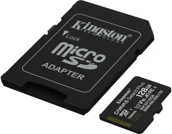 Флеш карта microSDXC 128GB Kingston SDCS3/128GB Canvas Select Plus V10 A1 + adapter Флеш карта microSDXC 128GB Kingston SDCS3/128GB Canvas Select Plus V10 A1 + adapter