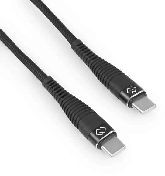Кабель Digma DG-USBС-C-1M-100W USB Type-C (m)-USB Type-C (m) 1м черный