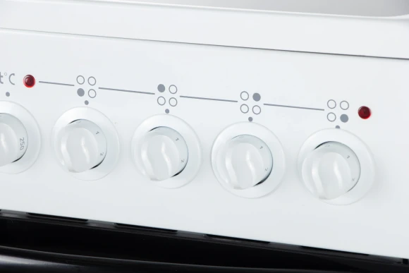 Плита Электрическая Лысьва EF4004MK00 белый/черный стеклокерамика (без крышки)