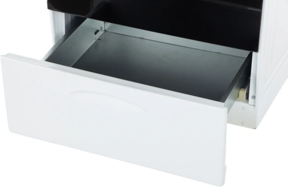 Плита Электрическая Лысьва EF4004MK00 белый/черный стеклокерамика (без крышки)