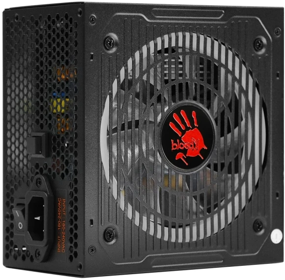 Блок питания Bloody ATX 750W BD-PS750G 80+ gold (20+4pin) APFC 120mm fan color LED 6xSATA Cab Manag RTL Блок питания Bloody ATX 750W BD-PS750G 80+ gold (20+4pin) APFC 120mm fan color LED 6xSATA Cab Manag RTL