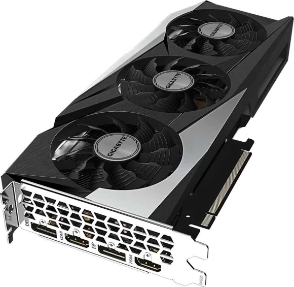 Видеокарта Gigabyte PCI-E 4.0 GV-N3060GAMING OC-12GD 2.0 LHR NVIDIA GeForce RTX 3060 12Gb 192bit GDDR6 1837/15000 HDMIx2 DPx2 HDCP Ret