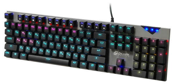 Клавиатура Оклик 935G RAGNAR механическая черный USB Multimedia for gamer LED (подставка для запястий) Клавиатура Оклик 935G RAGNAR механическая черный USB Multimedia for gamer LED (подставка для запястий)