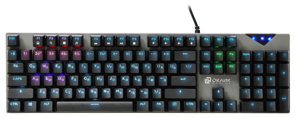 Клавиатура Оклик 935G RAGNAR механическая черный USB Multimedia for gamer LED (подставка для запястий) Клавиатура Оклик 935G RAGNAR механическая черный USB Multimedia for gamer LED (подставка для запястий)