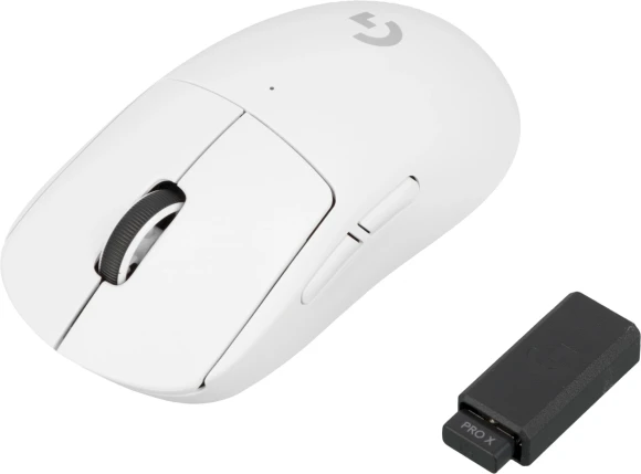Мышь Logitech G Pro X Superlight белый оптическая 25600dpi беспров. USB 4but (910-005942)