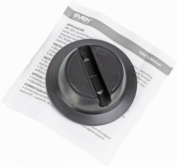 Микрофон проводной Sven MK-200 1.8м черный