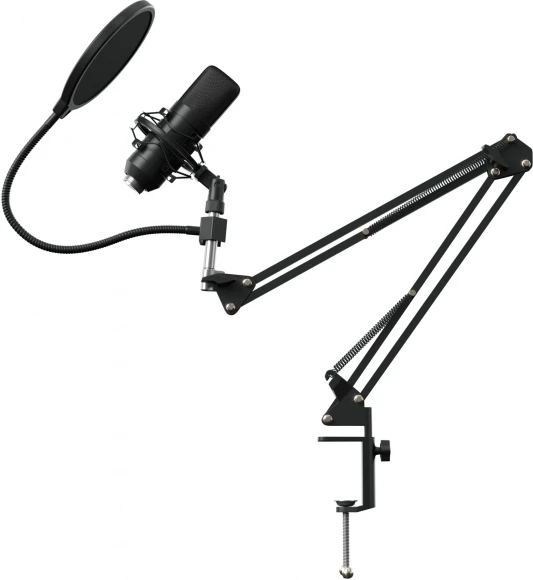 Микрофон проводной Оклик SM-700G 2.5м черный Микрофон проводной Оклик SM-700G 2.5м черный