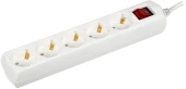 Сетевой удлинитель IEK У05В 5м (5 розеток) белый (пакет ПЭ) Сетевой удлинитель IEK У05В 5м (5 розеток) белый (пакет ПЭ)