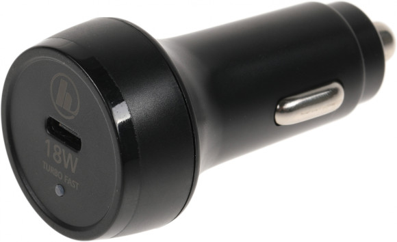 Автомобильное зар./устр. Hama H-183327 18W 3A (PD+QC) USB Type-C универсальное черный (00183327)