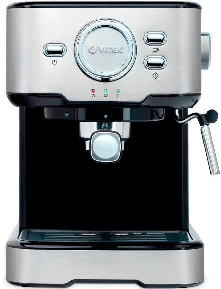 Кофеварка рожковая Vitek VT-1520 850Вт серебристый