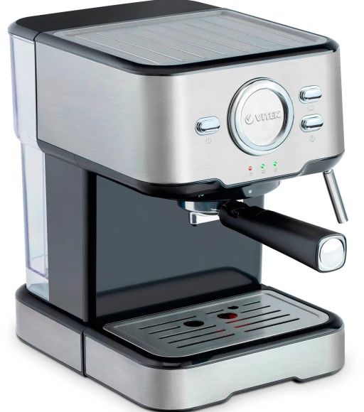 Кофеварка рожковая Vitek VT-1520 850Вт серебристый