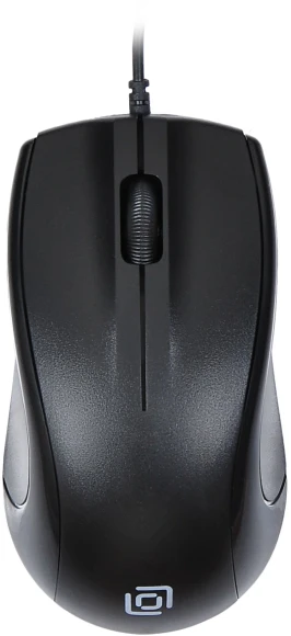 Мышь Оклик 185M черный оптическая 1200dpi USB для ноутбука 3but (945606)