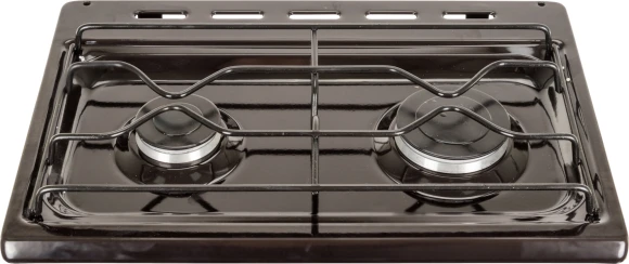 Плита Газовая Flama CG 3202 B коричневый (без крышки) реш.сталь Плита Газовая Flama CG 3202 B коричневый (без крышки) реш.сталь