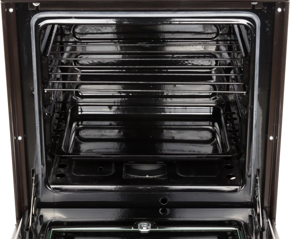 Плита Газовая Flama CG 3202 B коричневый (без крышки) реш.сталь Плита Газовая Flama CG 3202 B коричневый (без крышки) реш.сталь