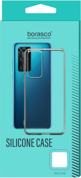 Чехол (клип-кейс) BoraSCO для Samsung Galaxy A02 Silicone Case прозрачный (39905)