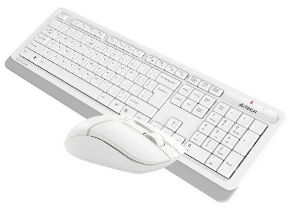 Клавиатура + мышь A4Tech Fstyler FG1012 клав:белый мышь:белый USB беспроводная Multimedia (FG1012 WHITE) Клавиатура + мышь A4Tech Fstyler FG1012 клав:белый мышь:белый USB беспроводная Multimedia (FG1012 WHITE)