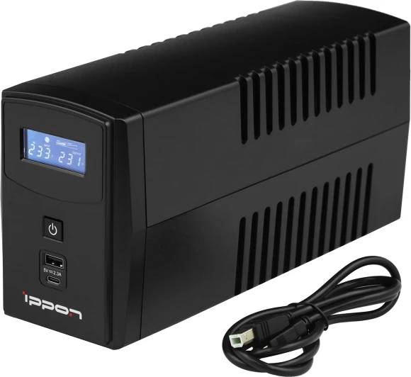 Источник бесперебойного питания Ippon Back Power Pro II 600 360Вт 600ВА черный Источник бесперебойного питания Ippon Back Power Pro II 600 360Вт 600ВА черный