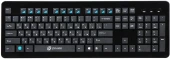Клавиатура Оклик 870S черный USB беспроводная slim Multimedia