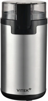 Кофемолка Vitek Gracia VT-CG1540 400Вт сист.помол.:ротац.нож вместим.:80гр стальной