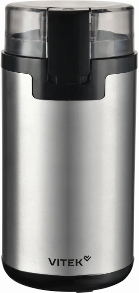 Кофемолка Vitek Gracia VT-CG1540 400Вт сист.помол.:ротац.нож вместим.:80гр стальной