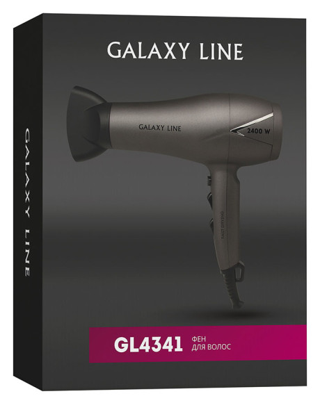 Фен Galaxy Line GL 4341 2400Вт черный (ГЛ4341Л)