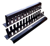 Кабельный органайзер горизонтальный Lanmaster TWT-ORG/CV-1U односторонний пальцы 1U шир.:19"