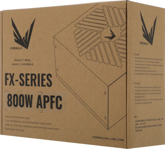 Блок питания Formula ATX 800W FX-800 (20+4pin) APFC 120mm fan 7xSATA RTL Блок питания Formula ATX 800W FX-800 (20+4pin) APFC 120mm fan 7xSATA RTL