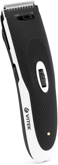 Машинка для стрижки Vitek VT-1355 белый (насадок в компл:2шт)