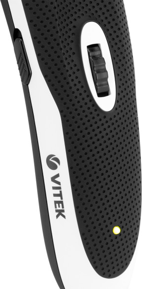 Машинка для стрижки Vitek VT-1355 белый (насадок в компл:2шт)