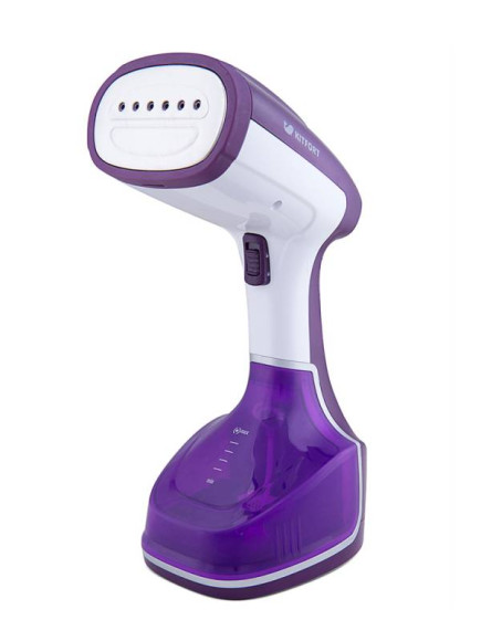 Отпариватель ручной Kitfort KT-916-2 1000Вт фиолетовый/белый Отпариватель ручной Kitfort KT-916-2 1000Вт фиолетовый/белый