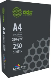 Бумага Cactus CS-LPSRA3200250 SRA3 марка A/200г/м2/250л./белый CIE170% для лазерной печати Бумага Cactus CS-LPSRA3200250 SRA3 марка A/200г/м2/250л./белый CIE170% для лазерной печати