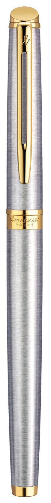 Ручка роллер Waterman Hemisphere (S0920350) Steel GT F черн. черн. подар.кор.