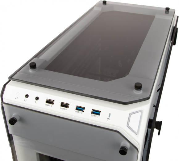 Корпус Thermaltake View 71 TG белый без БП ATX 9x120mm 4x140mm 2xUSB2.0 2xUSB3.0 audio bott PSU