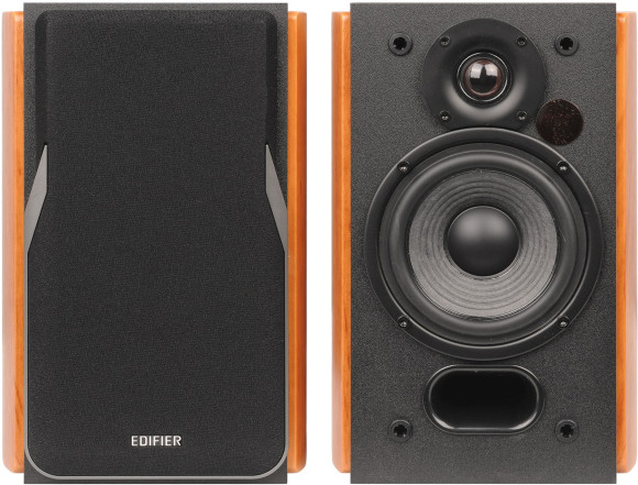 Колонки Edifier R1380T 2.0 коричневый 42Вт Колонки Edifier R1380T 2.0 коричневый 42Вт