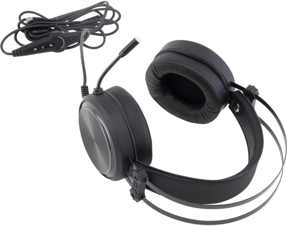 Наушники с микрофоном Оклик HS-L810G ANONYMOUS черный 2.2м мониторные оголовье (1460164) Наушники с микрофоном Оклик HS-L810G ANONYMOUS черный 2.2м мониторные оголовье (1460164)