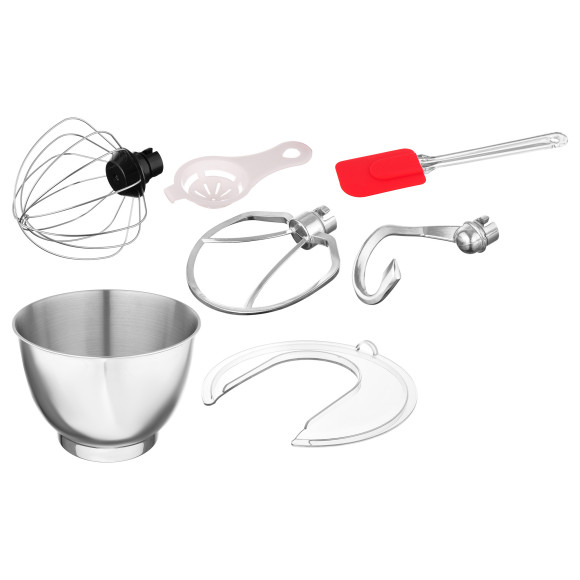 Миксер планетарный Hyundai HYM-S6451 1300Вт красный Миксер планетарный Hyundai HYM-S6451 1300Вт красный