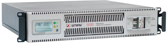 Стабилизатор напряжения Штиль ИнСтаб IS5000RT 4500Вт 5000ВА серый Стабилизатор напряжения Штиль ИнСтаб IS5000RT 4500Вт 5000ВА серый