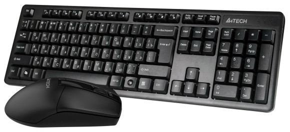 Клавиатура + мышь A4Tech 3330N клав:черный мышь:черный USB беспроводная Multimedia Клавиатура + мышь A4Tech 3330N клав:черный мышь:черный USB беспроводная Multimedia