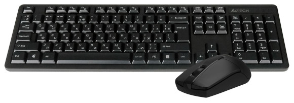 Клавиатура + мышь A4Tech 3330N клав:черный мышь:черный USB беспроводная Multimedia Клавиатура + мышь A4Tech 3330N клав:черный мышь:черный USB беспроводная Multimedia
